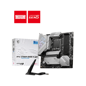 MSI MPG B760M EDGE TI WIFI LGA 1700 Micro-ATX Motherboard DDR5 PCIe 5.0 Wi-Fi 6E