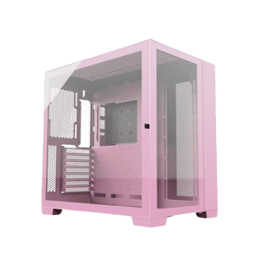 SAMA A711 Mid-Tower ATX Case Pink Tempered Glass