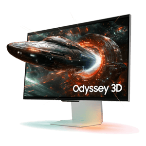 شاشة Samsung Odyssey G90XF 27″ 3840x2160 165Hz IPS ألعاب فضي