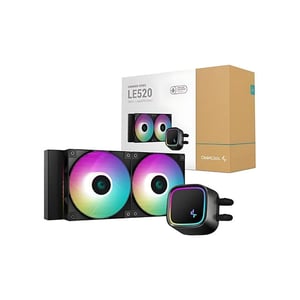 مبرد DeepCool LE520 240mm AIO سائل 220W TDP ARGB أسود