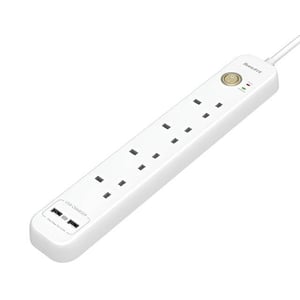 شاحن Huntkey SUC507 3250W 4 منافذ 2 USB كيبل 2m