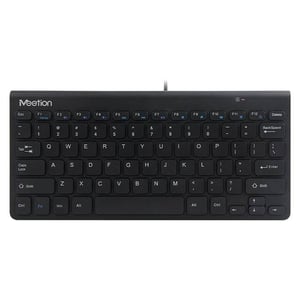 كيبورد Meetion K400 60% سلكي USB غشاء أسود