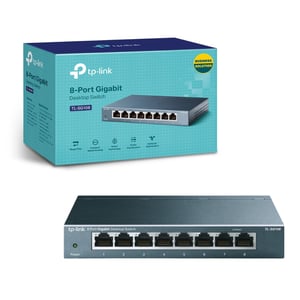 سويتش TP-Link TL-SG108 V9 8-Port 1GbE غير مُدار