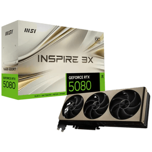 MSI Inspire GeForce RTX 5080 16GB GDDR7 OC Edition