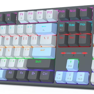 كيبورد Redragon K718 Full-Size Mechanical Red Switch سلكي إضاءة قوس قزح