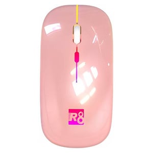 ماوس R8 R1715 1600 DPI لاسلكي RGB وردي