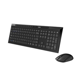 كيت كيبورد وماوس Rapoo 8210M Dual-Mode أسود