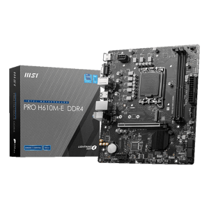 لوحة أم MSI H610-E Pro Intel H610 LGA1700 Micro-ATX DDR4