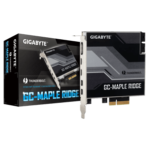 محول GIGABYTE GC-Maple Ridge Thunderbolt 4 PCIe 3.0 x4 Dual USB-C 40Gb/s