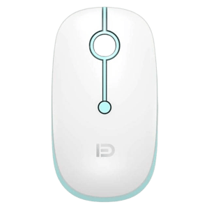 Fude i330 Wireless Ergonomic Mouse - White & Green