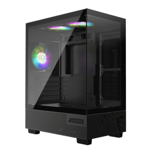 MSI MAG PANO M110L PZ Micro-ATX Case Black Tempered Glass