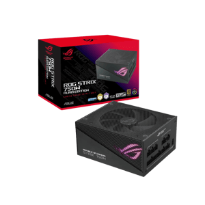 ASUS ROG STRIX GAMING 750W Gold Aura Edition, Full Modular, 80+ Gold, PCIe 5.0, ATX 3.0, Black