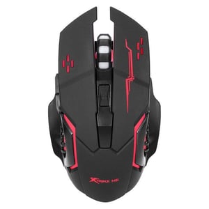 ماوس Xtrike Me GW601 1200 DPI لاسلكي RGB أسود