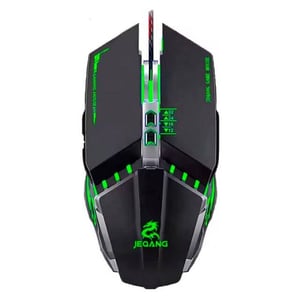 ماوس Jeqang JM-560 1600 DPI سلكي RGB أسود