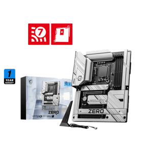 MSI Project Zero Z790 LGA1700 ATX Motherboard WiFi 7 DDR5
