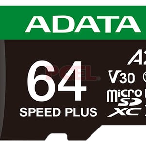 ذاكرة ADATA Speed Plus 64GB microSD UHS-I U3 V30 A2 180MB/s