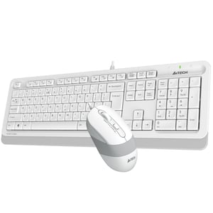 كيت كيبورد وماوس A4Tech Fstyler F1010 USB رمادي