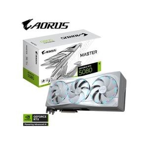 Gigabyte AORUS GeForce RTX 5080 16GB GDDR7 Master Ice