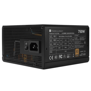 بور سبلاي ثيرمالرايت TG750S بقدرة 750 واط ومعيار 80 PLUS Gold و ATX 3.0