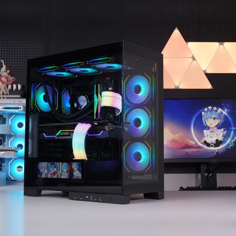 SAMA NEVIEW 4503 Mid-Tower ATX Case Dual Tempered Glass - 8