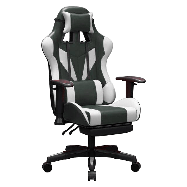 Raptor RGC-100 Gaming Chair Green & White - 4