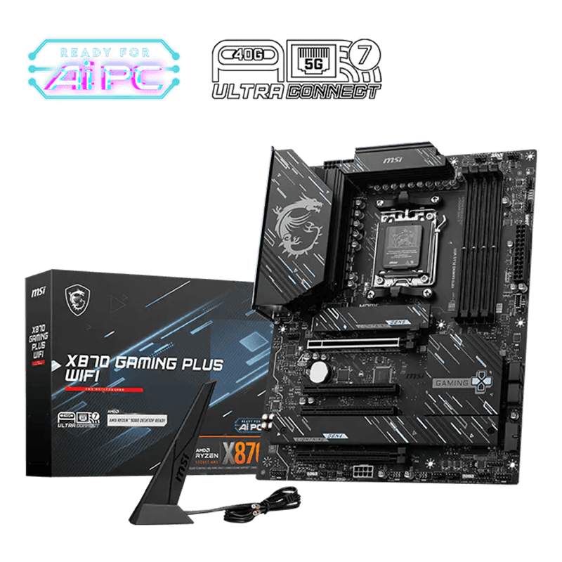 لوحة أم MSI X870 Gaming Plus AM5 ATX DDR5 WiFi - 1