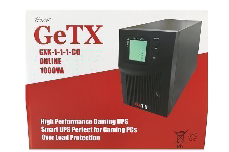 GeTX Online UPS 1000VA 800W LCD Single-Phase - 5