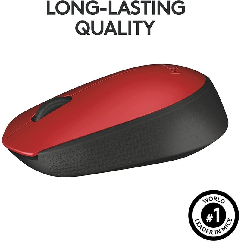 ماوس Logitech M171 1000 DPI لاسلكي وردي - 20