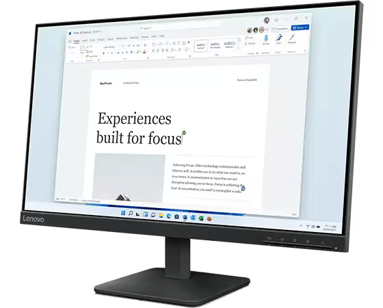 Lenovo L24-4e 24″ 1920x1080 100Hz IPS Monitor - 6
