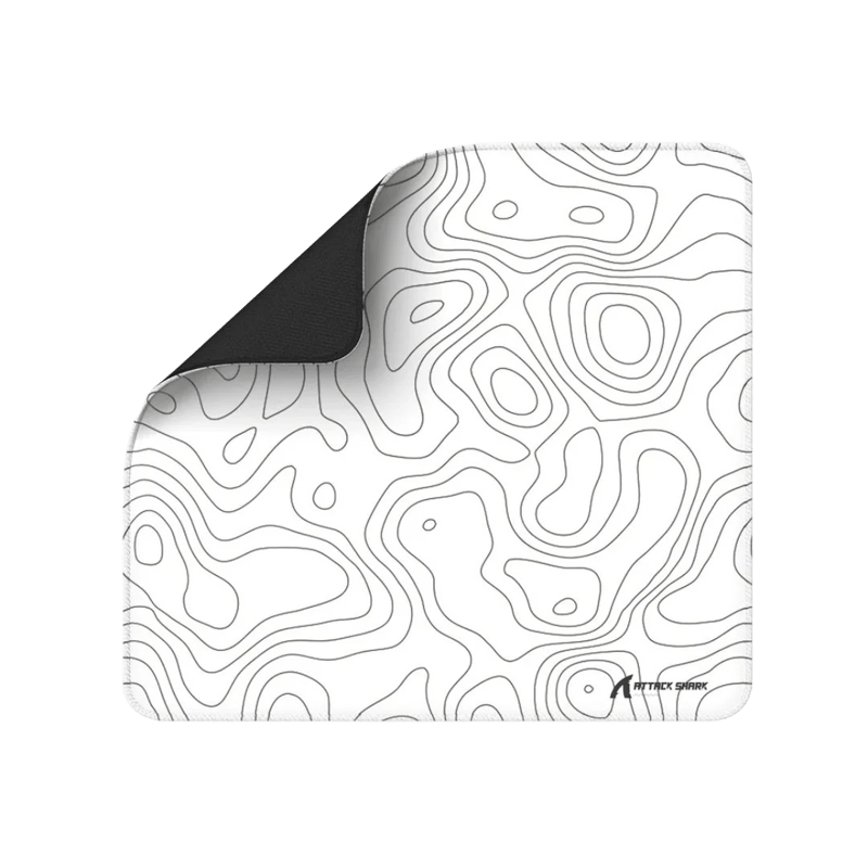 ATTACK SHARK CM02 eSport Gaming Mousepad White Contours - 6