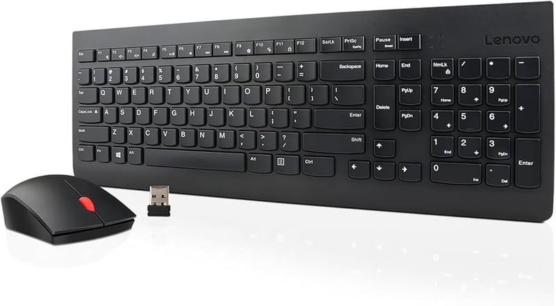 كيت كيبورد وماوس Lenovo 510 لاسلكي أسود - 3