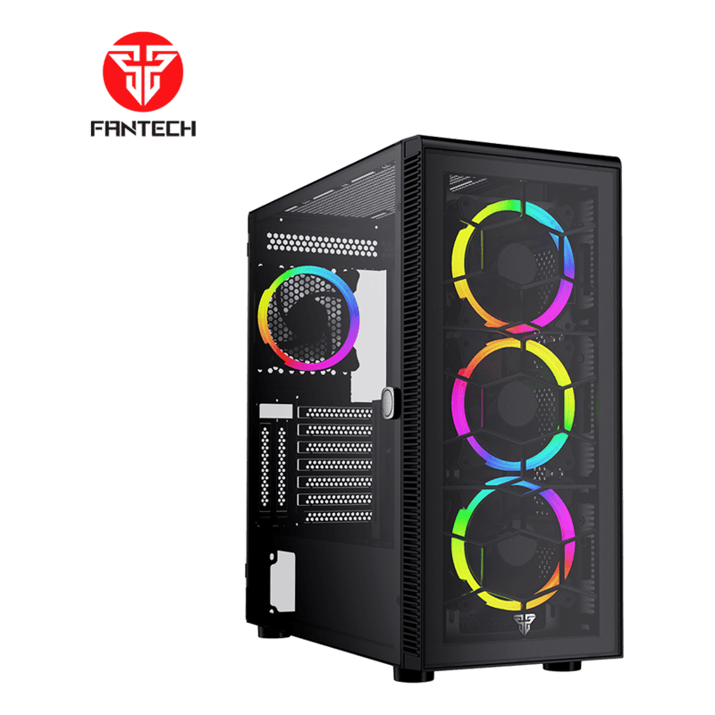كيس Fantech Hexa XL CG82 Full-Tower أسود - 1