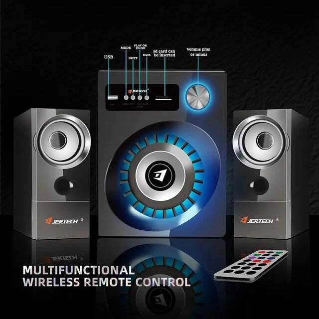 سماعات Jertech SBK 8010 Pro Studio لاسلكي RGB - 2