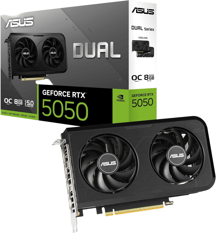 كارت شاشة ASUS Dual GeForce RTX 5050 8GB GDDR6 OC Edition - 11