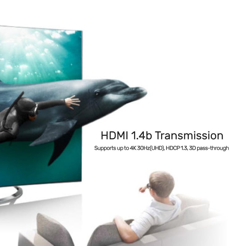 UNITEK 4K HDMI Switch 5 In 1 Out Adapter - 5