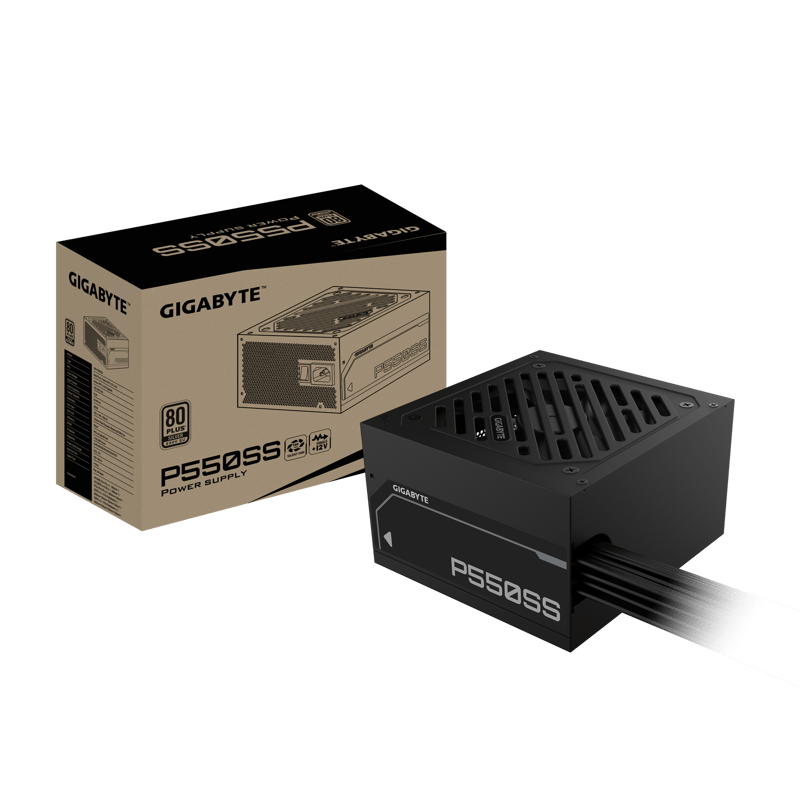 GIGABYTE P550SS 550W 80+ Silver Non-Modular PSU - 5
