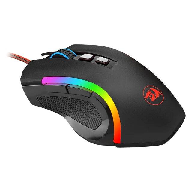 ماوس Redragon Griffin 7200 DPI سلكي RGB أبيض - 3