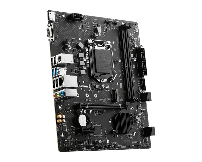 MSI PRO H510M-B LGA 1200 Micro-ATX Motherboard - 5
