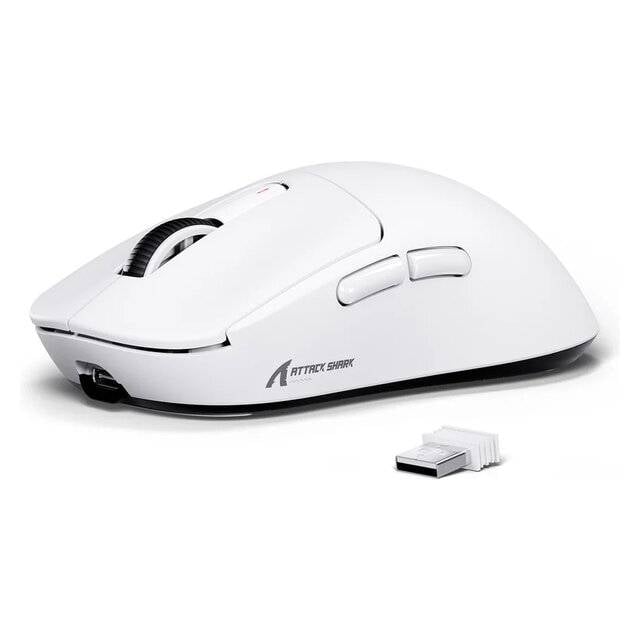 Attack Shark X3 Wireless Gaming Mouse 26000 DPI - White - 2