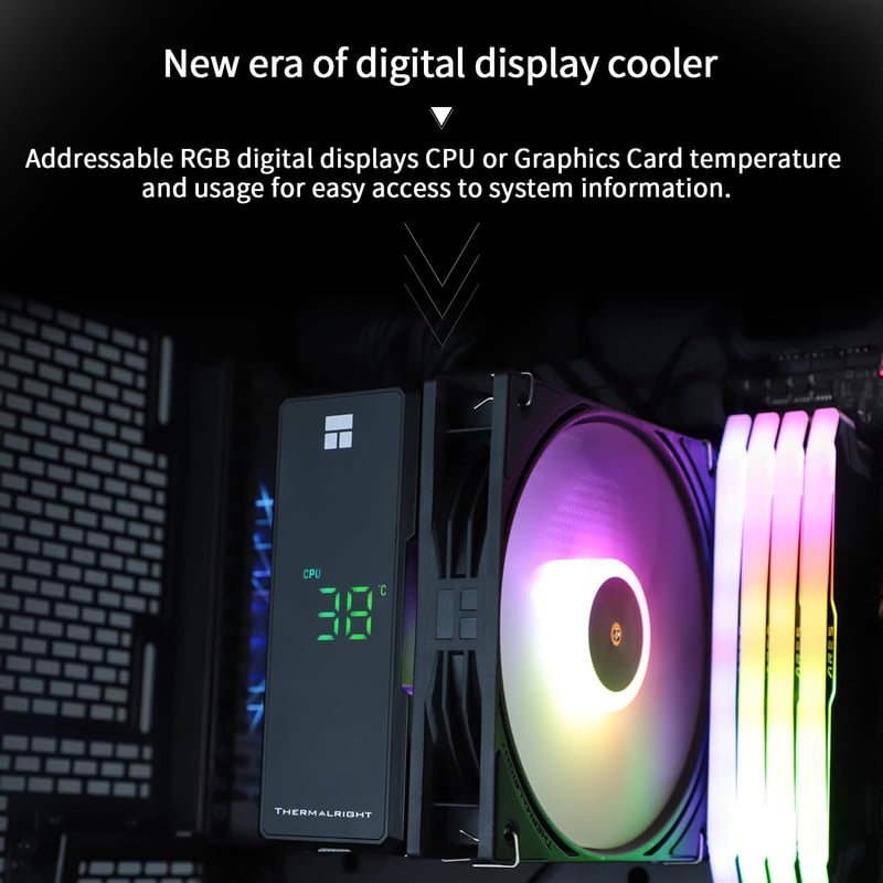 Thermalright Assassin X 120 R Digital ARGB CPU Air Cooler - 3