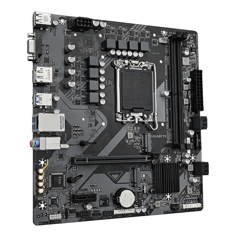 لوحة أم Gigabyte B760M-E B760 Micro-ATX LGA1700 DDR5 - 5