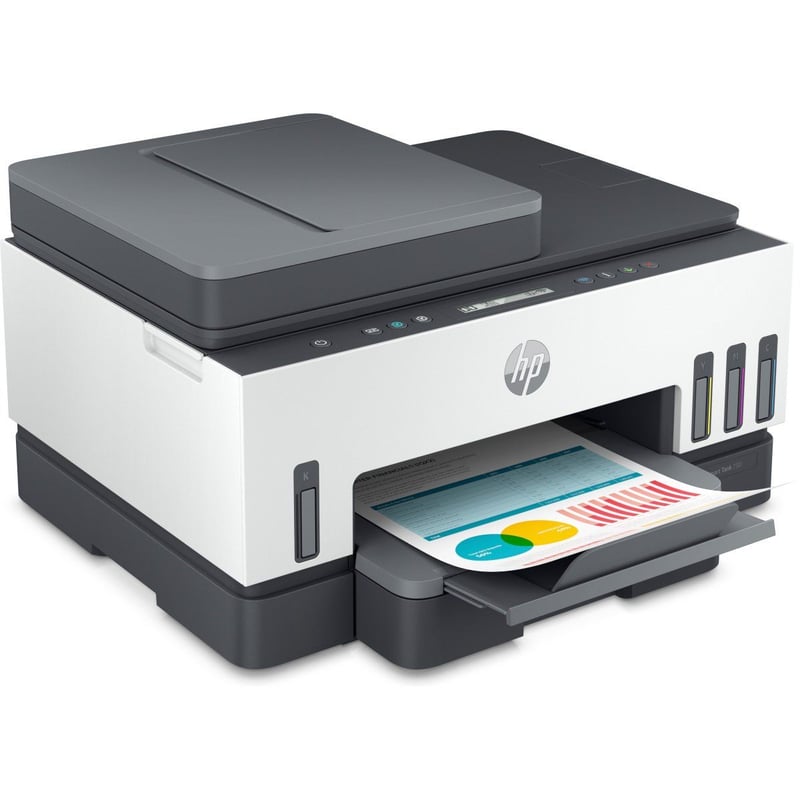 HP Smart Tank 750 Color All-in-One Printer Gray - 4