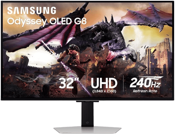 Samsung Odyssey OLED G8 32" 4K 240Hz QD-OLED Gaming Monitor - 2