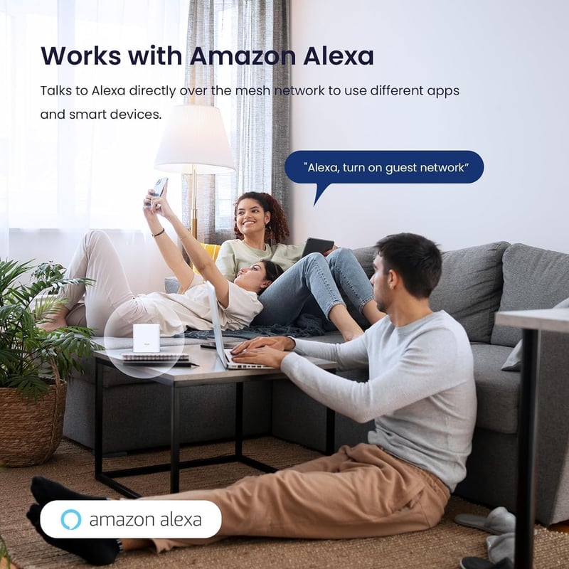 Tenda Nova MW3 AC1200 Whole Home Mesh Wi-Fi System (3-Pack) - 8