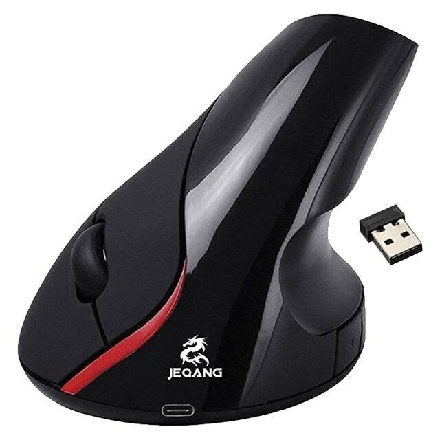 Jeqang JE-581 Gaming Mouse 1600 DPI Dual-Mode RGB Black - 1