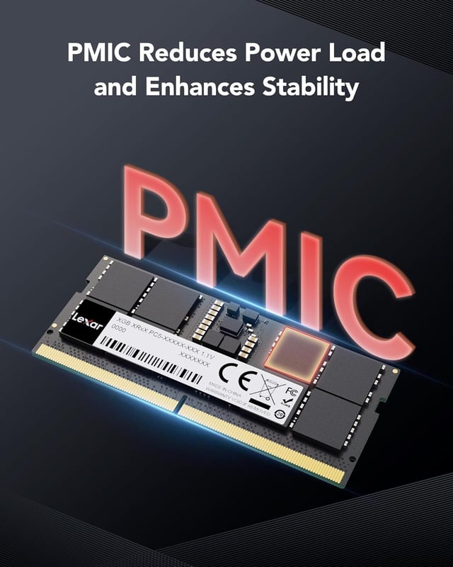 Lexar DDR5 16GB 5600MHz SODIMM Laptop Memory - 4