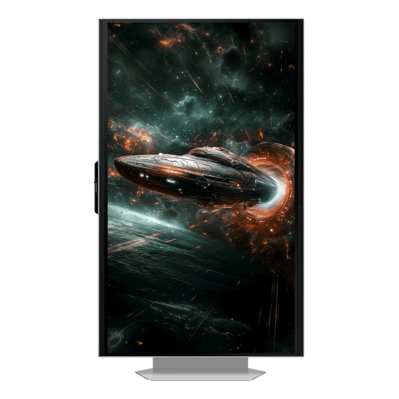 شاشة Samsung Odyssey G90XF 27″ 3840x2160 165Hz IPS ألعاب فضي - 7