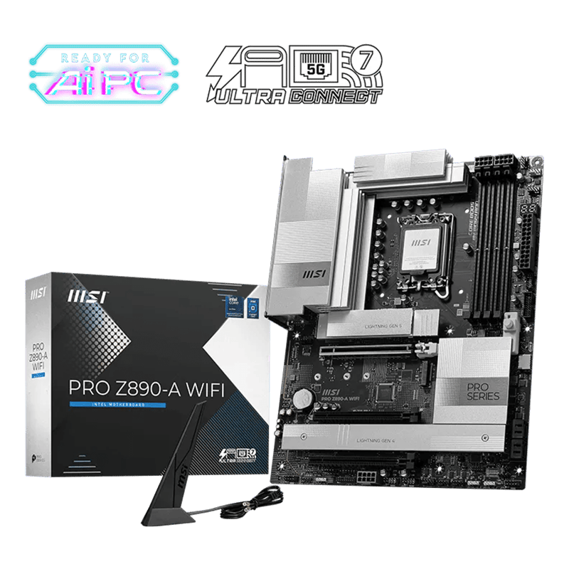 MSI PRO Z890-A WIFI LGA 1851 DDR5 ATX Motherboard - 1