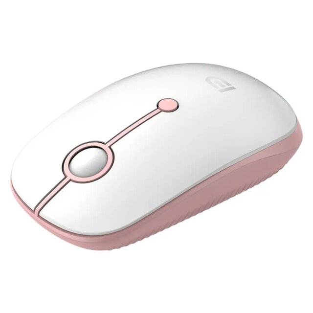 Fude I330 Wireless Mouse - White Pink - 2