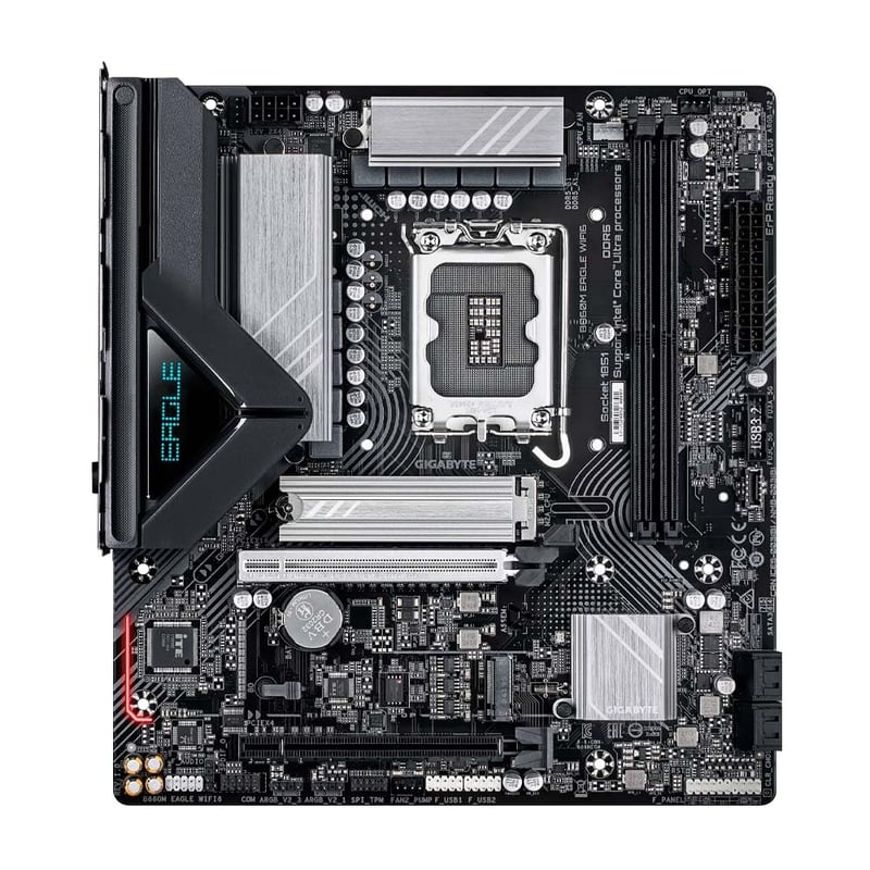 GIGABYTE B860M EAGLE WIFI6 LGA 1851 DDR5 Micro-ATX Motherboard - 3